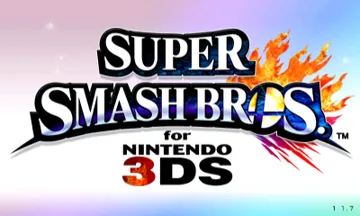 Super Smash Bros. for Nintendo 3DS (v03)(USA)(M3) screen shot title